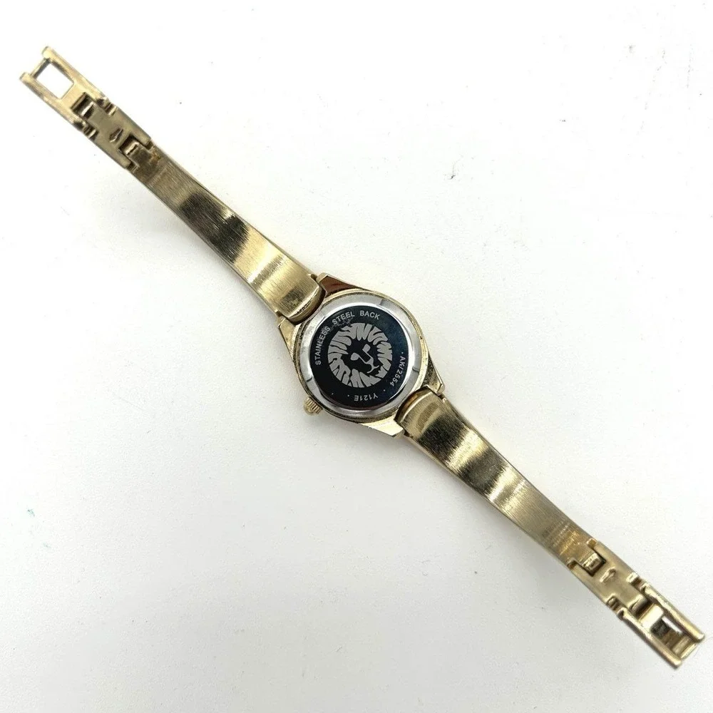 Anne Klein Gold Tone Womens Watch Classic Bracelet Chain Minimalist Capsule